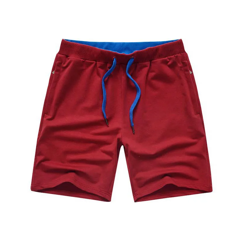 Летние Новые мужские Шорты повседневные Модные мужские спортивные штаны качественные хлопковые свободные большие размеры M-4XL однотонные мужские шорты ZZG28