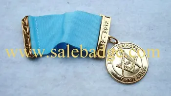 

Masonic Silver Medal With Lanyard Bages badge Custom