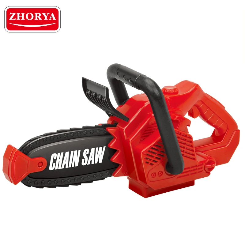 

Zhorya Pretend Play Spinning Small Chainsaw with Sound Power Tool Garden Tool Simulation Toys for Children Boys
