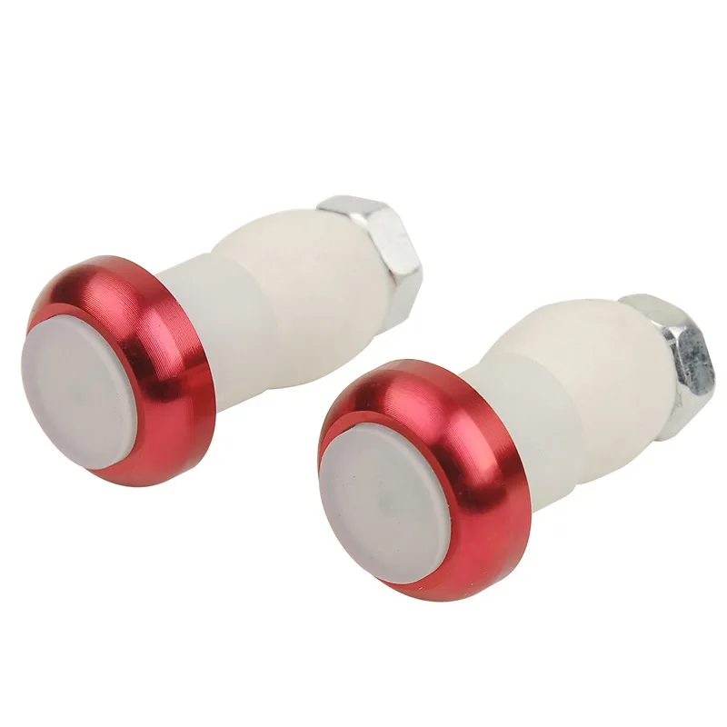 Flash Deal 1Pair Safety Cycling Bike Turn Signal Handle Bar End Plug LED Red Light Lamp Hot Sale 9