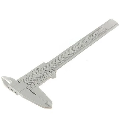 Good Quality 150 mm 6 Gray Plastic Mini Caliper Vernier Gauge Micrometer P28