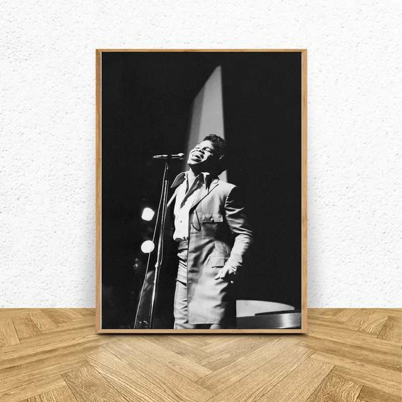 

James Brown Art silk poster Painting Living Room Home Decor