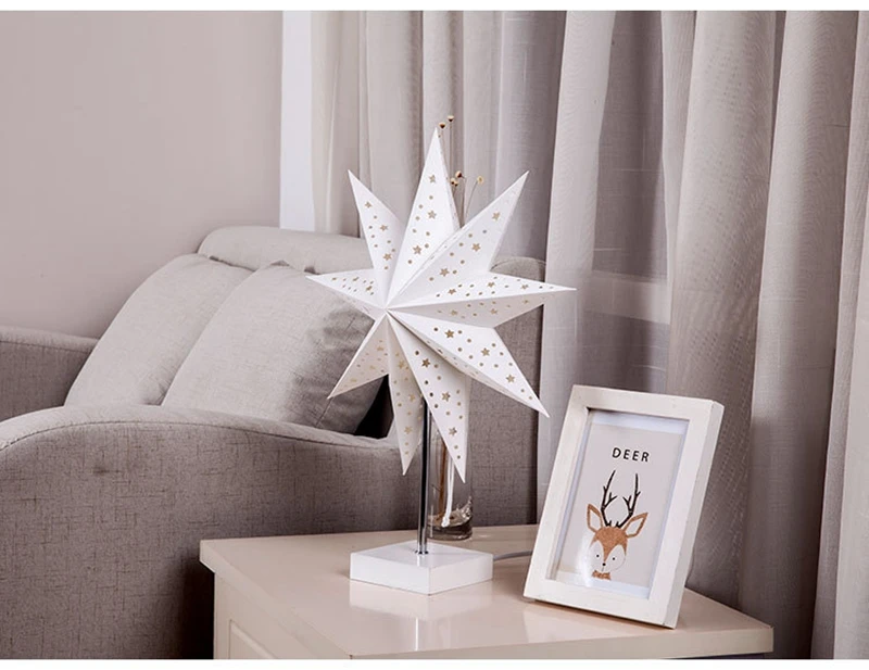 AC220V Creative Minimalist Modern Origami Pinwheel Star Bedroom Bedside Night Light Romantic Decoration Children Kid Gift (8)
