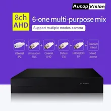 ip-аналог цифровой видеорегистратор AHD TVI CVI 6in1 8CH Гибридный CCTV DVR Камера Регистраторы LS-A8 1080 P AHD DVR видео Регистраторы с HDMI VGA