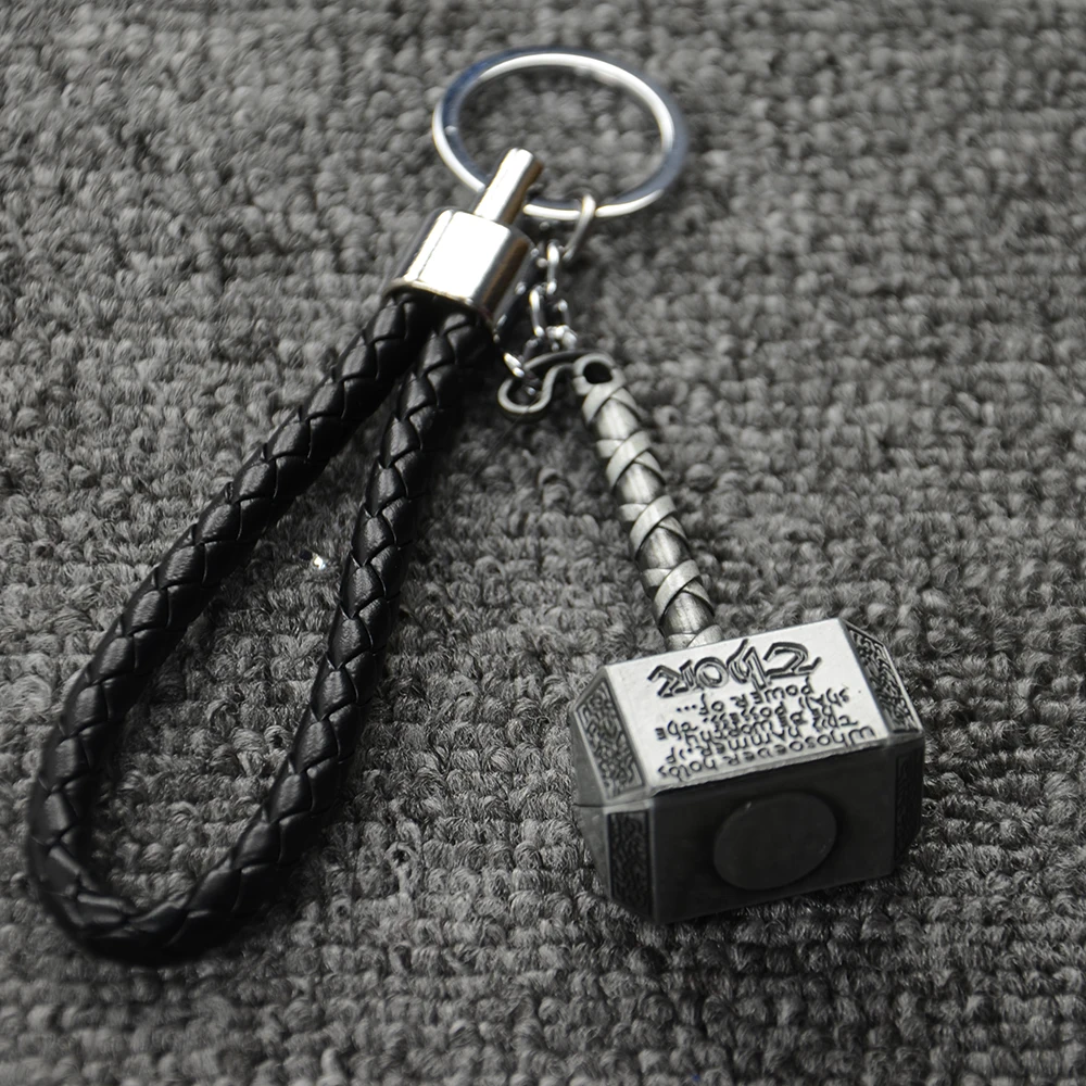 Горячая Marvel ТОР молотки Мстители Mjolnir рисунок автомобильный брелок для