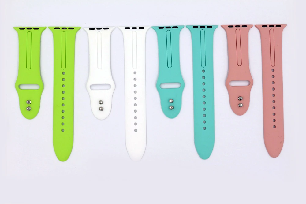 URVOI Sport band for apple watch series 1 2 Ultraman silicone strap for iWatch with pin and tuck closure single workout color 25