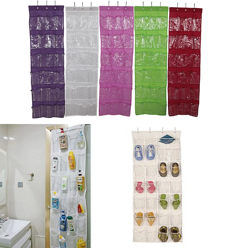 S home hot Shoes Storage Clear Door Hanging Over Shoe Rack