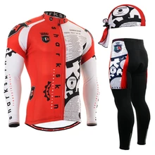 2017 Pro Team Cycling wear Winter Cycling Clothing Ropa Ciclismo red Long Sleeve Winter Cycling Jersey suits Bicycle Clothing