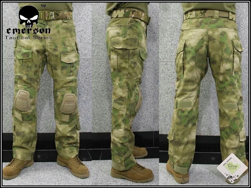 Emerson bdu G3 Военная Униформа рубашка и брюки с наколенниками Emerson BDU Военная армейская форма AT/FG костюмы EM8576+ 7030