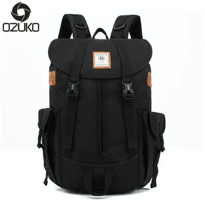 

OZUKO Multifunction Men's Backpack Large Capacity School Student Book Bags for Teenagers Fashion Outdoor Travel Laptop Backpack