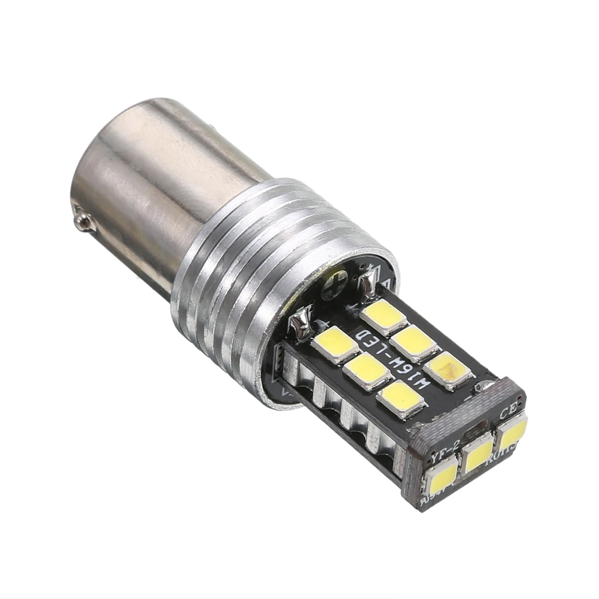 1pcs 1156 P21W Reserve Light White BA15S 2835 15LED Canbus Car Reverse Backup Tail Turn Signal