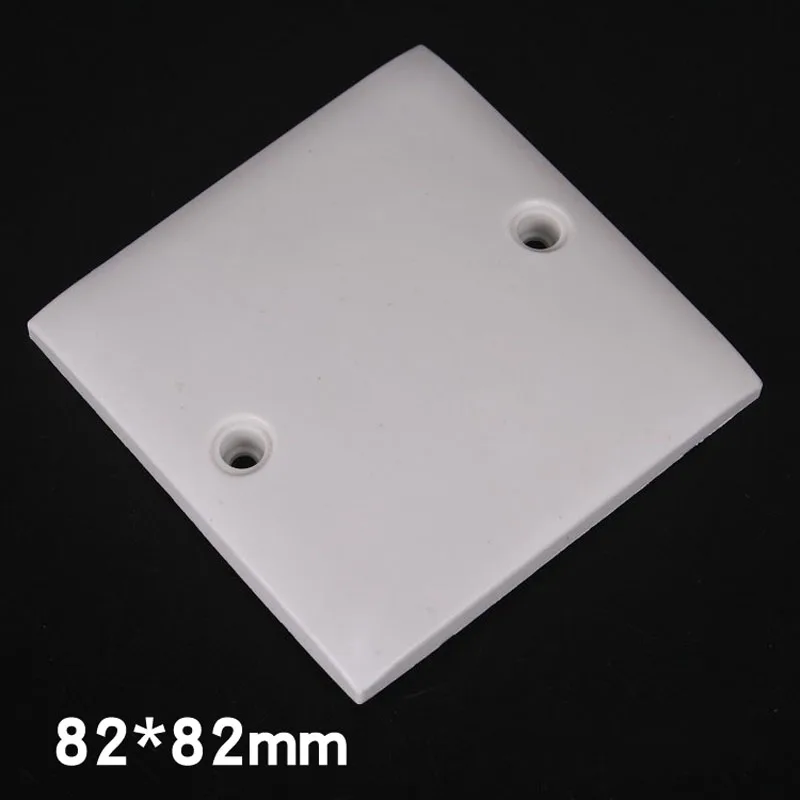 10pcs White Cover Sheet Plastic Cover Sheet Blank Panel for Engineering Whiteboard