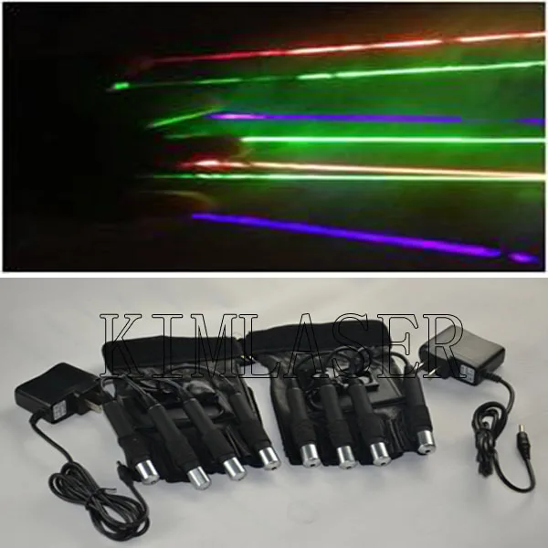 

Purple&Green&Red laser gloves/laser beam/a pair of light glove with three colors