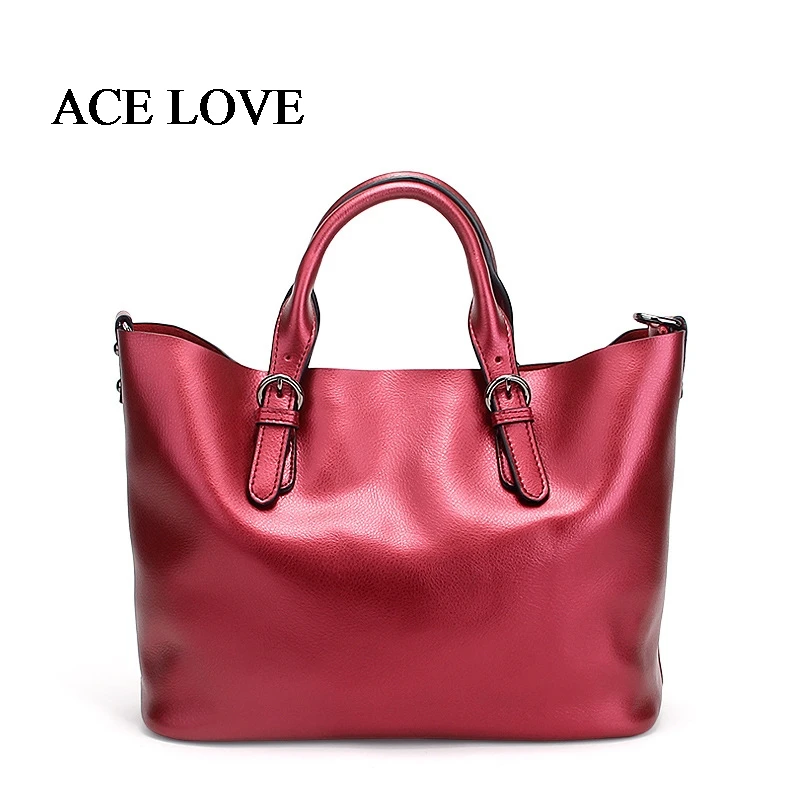 

Famous Brand Design Women's Split Leather Handbag Ladies High Quality Candy Color Shoulder & Crossbody bags Casual Tote Bag