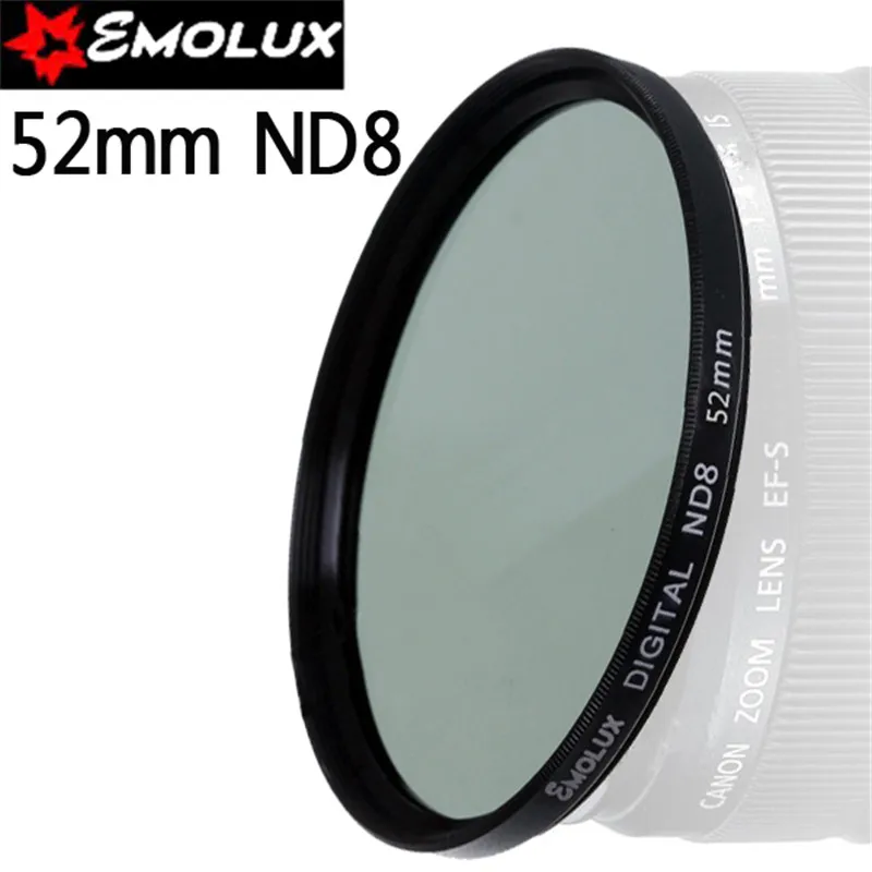 Good Emolux ND8 Neutral Density filters for 52mm Digital DSLR Camera