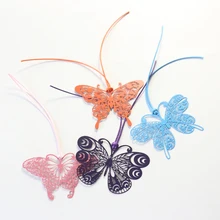 Domikee креативный металлический дизайн бабочка школьная закладка для блокнота канцелярские принадлежности, конфеты студенческий металлический дневник индекс Закладка