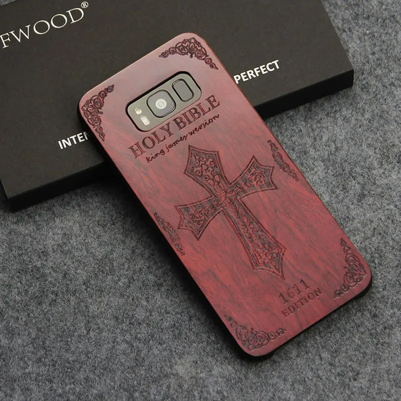 

For Samsung Galaxy S8 Wooden Case Real Natural Wood Engraving Back Cover for Samsung Galaxy S8 plus Bamboo Phone Case