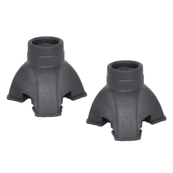 

2X Walking Stick End Tripod CANE TIP Self Standing Rubber NON-SLIP End Bottom