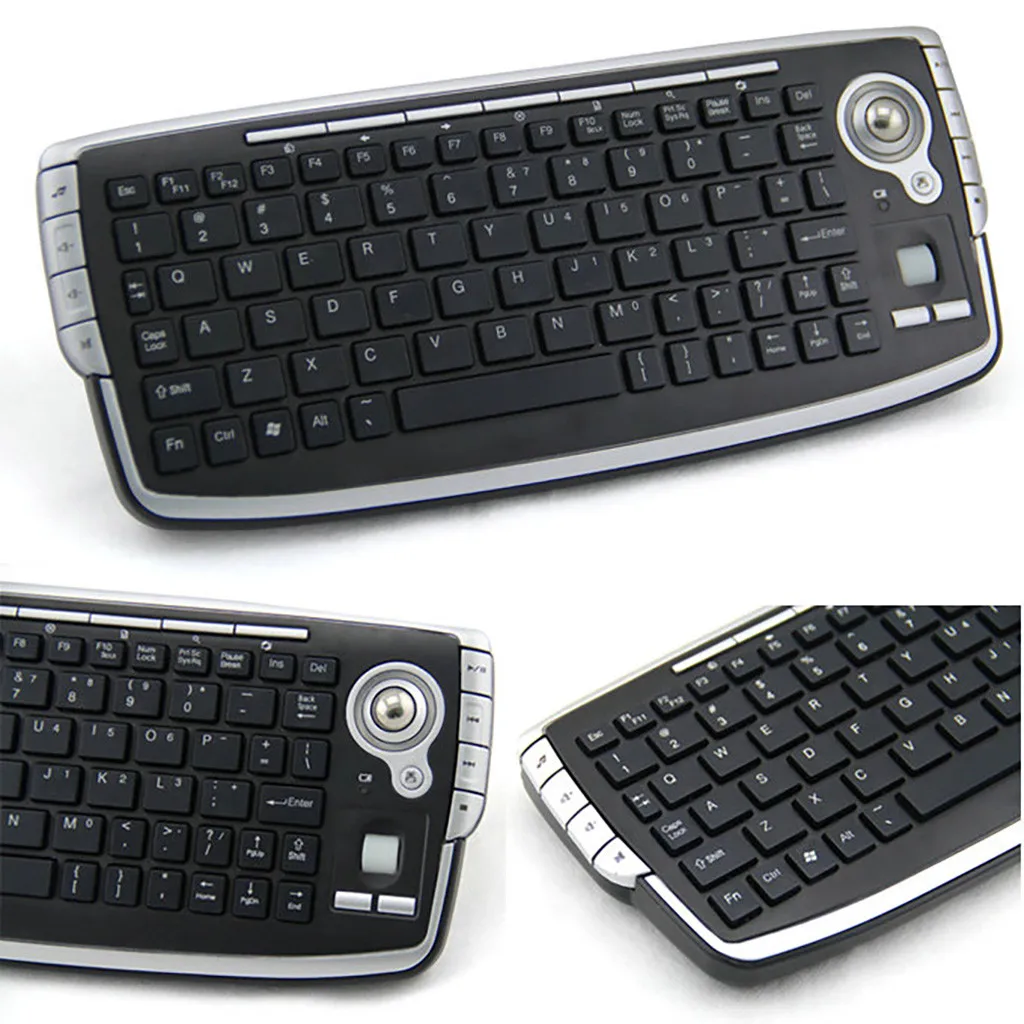 2 4G Беспроводная клавиатура для трекбола с Fly Air Mouse Клавиатура портативная