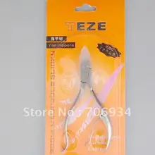 Pedicura cortador uñas pies Pro11.5 ” una sola manija de acero inoxidable vello interno Nipper uñas de manicura