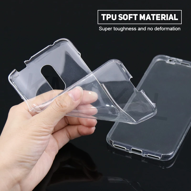 360 Degree Protection Full Cover Phone Cases For Xiaomi Redmi 5 Plus Clear Cover For Redmi Note 4X 4 Pro 5A Prime Mi A1 5X Coque