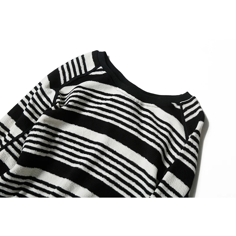 Chandail Rayé Hiver cou Pulls Tops O Court Haute Femmes Noir Manches Casual Tricoté Veydu 2018 Nouveau À Taille Lady Longues Coton Automne WQrdxoECBe