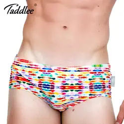 Taddlee брендовая мужская одежда для плавания сексуальный купальник бикини короткие шорты 3D печатные плавки пляжные серфинговые шорты