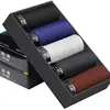 5 pcs/lot Brand Boxer Mens Underwear Man Breathable Solid Shorts Boxers Underpants Underwear Men Lot Plus Size 4XL 5Xl 6XL ► Photo 1/6