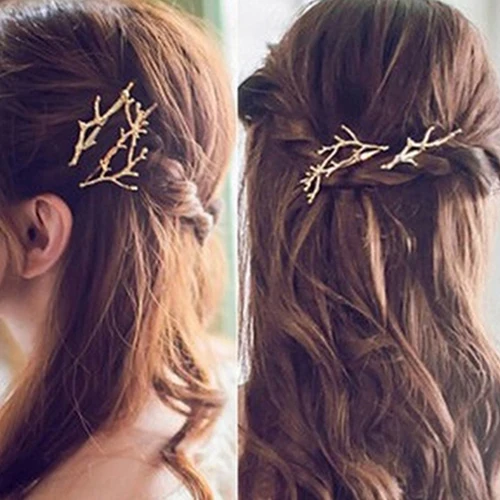 

Vintage Women Princess Antler Deadwood Bobby Pin Hairpin Hair Clip Accessory