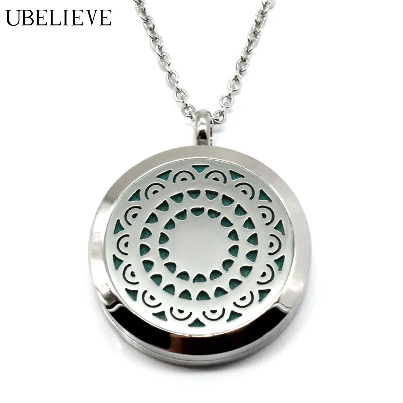316L Stainless Steel Essential Oils Diffuser Locket European and