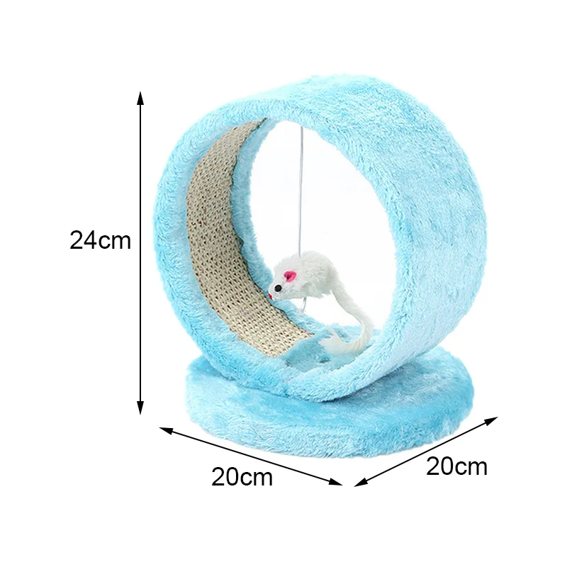 

Pet Product Jumping Toy Cat Scratcher Tree Pet Play Toy Mouse Furniture Scratching Post Climbing Frame Cat Furniture