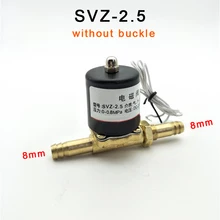 Латунь 8 мм 8 мм разъем 2 Way сварочных аппаратов электромагнитный клапан DC 24 V AC36V AC220V 0-0.8Mpa пиджак без пуговиц SVZ-2.5