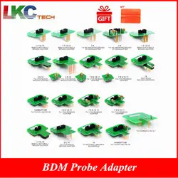 Лучшее качество светодиодный программатор BDM 22 шт ECU рампы адаптеры KTM всегда Dimsport BDM зонда адаптеры полный набор для FGTECH BDM100 KESS KTAG DHL