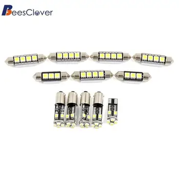 

Adeeing 12pcs WhiteCar Dome Map Reading LED Interior Light forAudi A3/S3 (8P) 2006-2011 Canbus qualified Foot well light z30