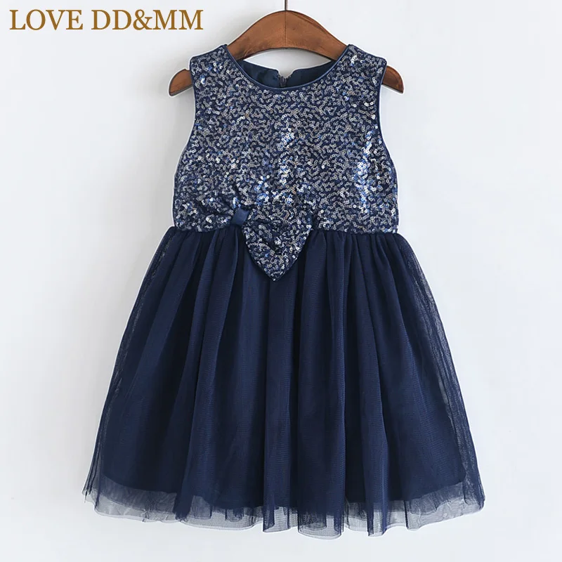 Платья для девочек LOVE DD & MM Весенняя новая детская одежда 2020 сетчатый жилет с