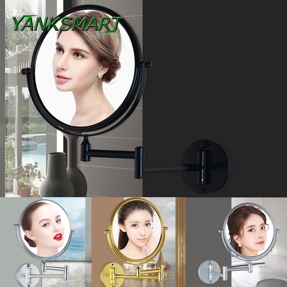 Зеркало для макияжа в ванную комнату YANKSMART регулируемое | Обустройство дома