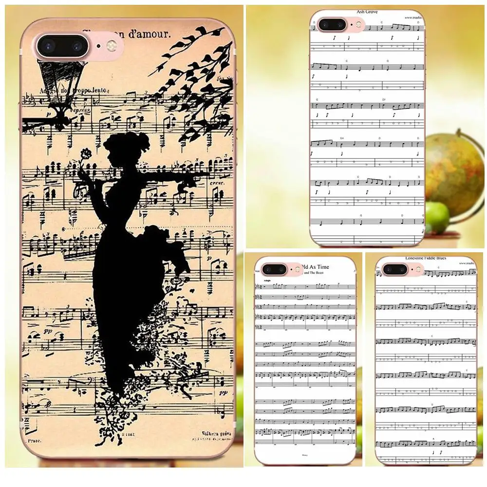 

Old Music Score Opern Soft TPU Cool Best Cover Case For Xiaomi Mi6 Mi 6 A1 Max Mix 2 5X 6X Redmi Note 5 5A 4X 4A A4 4 3 Plus Pro