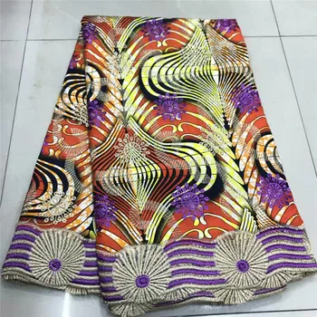 

Guipure lace fabric 6yards african cord lace fabric with wax latest african laces 2019 nigerian lace fabrics for dress 14-52