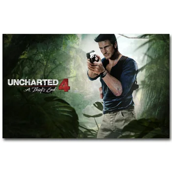 

Uncharted 4 A Thiefs End Art Silk Fabric Poster 13x20 24x36inch New Game Pictures for Living Room Wall Decor 021