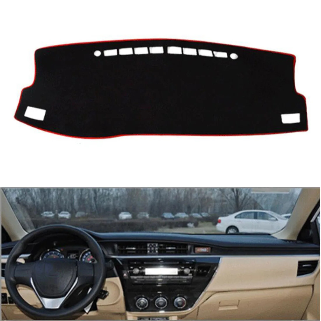 Dongzhen Fit For Toyota Corolla LEVIN 2014 2016 Car Dashboard Cover