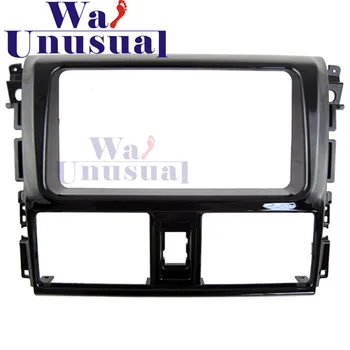 

2 DIN Top Quality Car Radio Fascia Panel for Toyota Vios 2013-/Yaris 2013- Stereo Dash CD Facia Trim Installation Kit