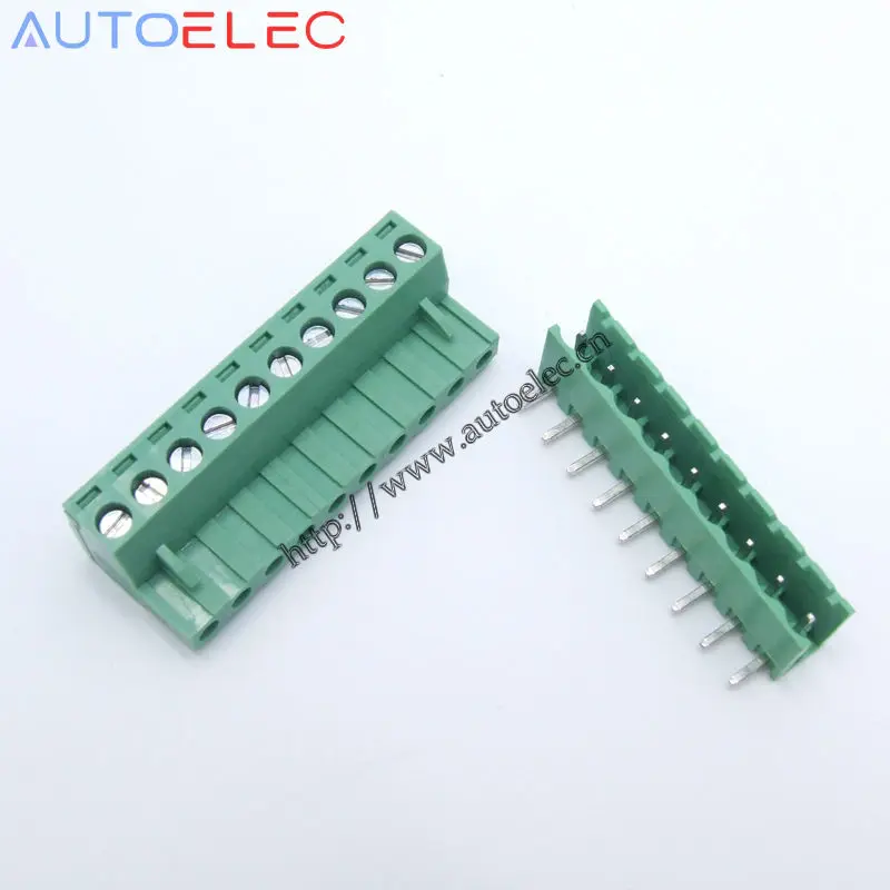 5.08mm 10p right angle pin