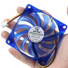 2 Pieces 8010S 8cm 80*80*10mm Cooling Radiator Brushless 3Pin 80mm DC Cooler Fan 12V 2 Pieces 8010S 8cm 80*80*10mm Cooling Radiator Brushless 3Pin 80mm DC Cooler Fan 12V