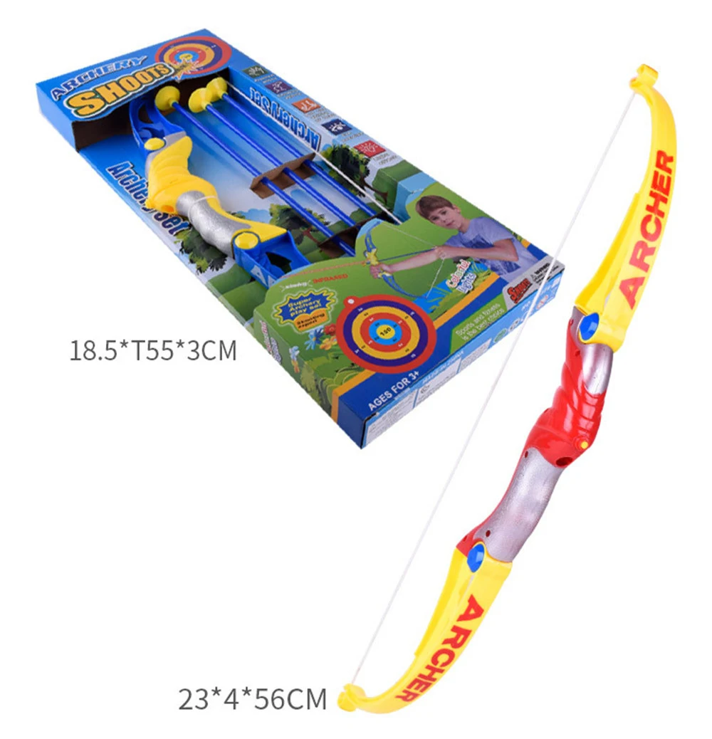 Children's Simulation Military Model Boy Sports Suction Cup Soft Slingshot Arrow Toy Indoor Sports Learning Culture LH1555