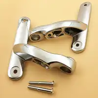 Chrome เสริมแสงวงเล็บสำหรับ Harley Touring Street Glide Road King FLHX FLHR 1996-2018 รุ่น