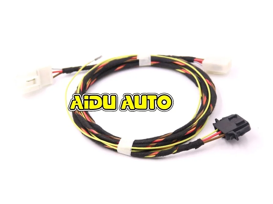 

FOR VW Rear 220V armrest box Charger socket Install harness Wire Cable