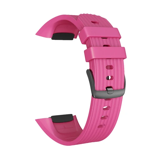 JKER силиконовый ремешок для часов Ремешок для samsung Galaxy gear Fit2 Pro часы браслет на запястье ремешки для samsung gear Fit 2 SM-R360 - Цвет: Pueple Red