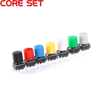 

1000pcs/lot 7 Color Plastic Cap Hat G62 for 6*6mm Tactile Push Button Switch Lid Cover
