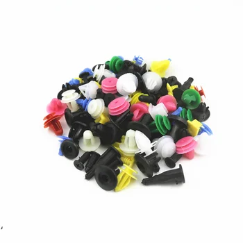 

100pcs Car Universal Mixed Clips For Chevrolet Cruze Aveo Captiva Lacetti Mazda 3 6 2 CX-5 Mitsubishi Accessories Car Styling