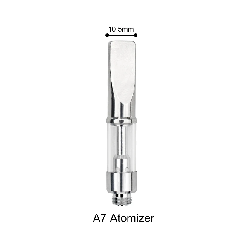 A7 vaporizer tank metal drip tip ceramic coil glass vaporizer cartridge 510 oil vape pen cartridge thick oil Cartomizer Vape A7 vaporizer tank metal drip tip ceramic coil glass vaporizer cartridge 510 oil vape pen cartridge thick oil Cartomizer Vape